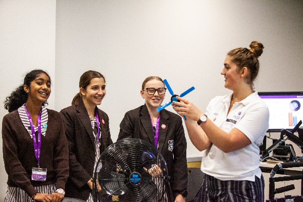 students participating in workshop