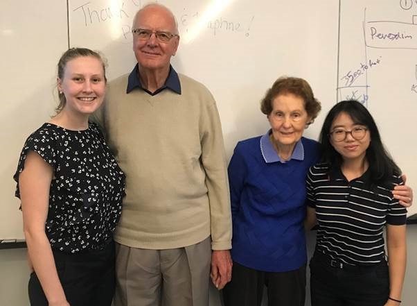 Jessica Barton, Bernie and Daphne Cornish, and Niki Cheng