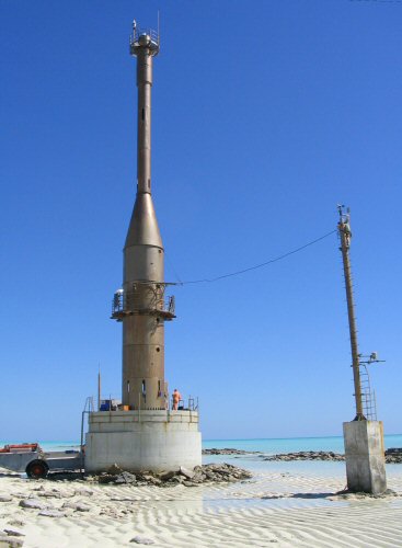 stainless streel lighthouse