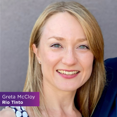 Greta McCloy - Rio Tinto