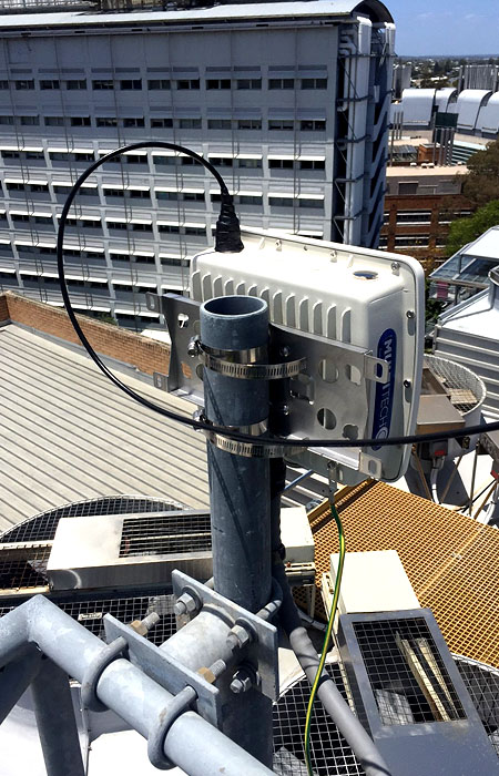 LoRaWAN access point at UQ