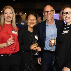 UQ alumni at a networking event in Perth