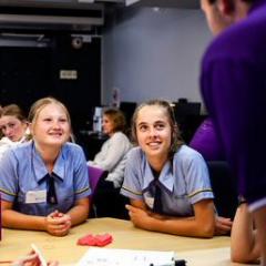 girls at workshop