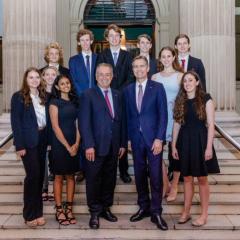 Andrew N. Liveris AO with Liveris Scholars