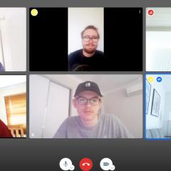 image of participant groups during video meeting