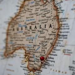 image of map of australia