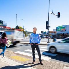 Professor Simon Washington is leading research to reduce road injuries and fatalities using engineering and technology solutions