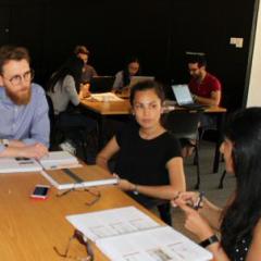 people participating in course