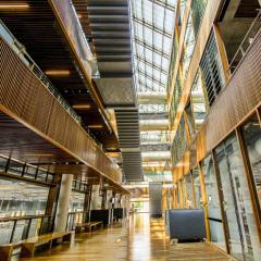 Photograph of the internal UQ's Advanced Engineering Building