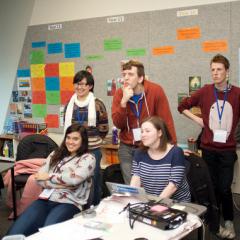 Students at previous GovHack event
