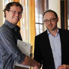 Sean Johnston and Professor Jason Stokes