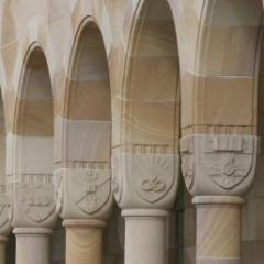 roman arches architecture on UQ building