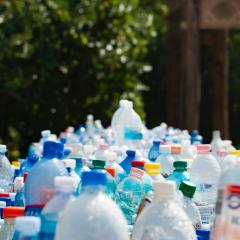 plastic bottle waste