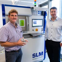 UQ mechanical and materials engineering experts Professor Matthew Dargusch and Dr Michael Bermingham