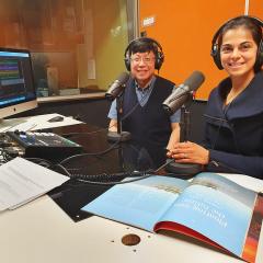 Professor CM Wang and host Kartikee Gupta