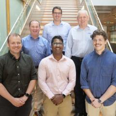 Photo of team whose research will revolutionize advanced manufacturing processes