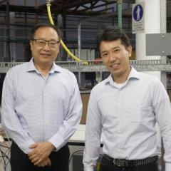 Professor George Zhao and Professor Yusuke Yamauchi