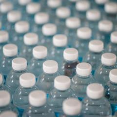 image of plastic bottles enmasse