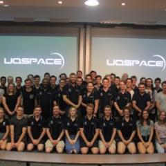 The full UQ Space team, ready to watch their projects lift off at Thunda Down Under 2019.