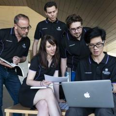 The UQ Cyber Squad placed third overall in the international Cyber 9/12 Strategy Challenge