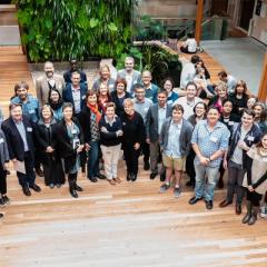 Group photo of attendees at workshop