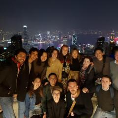 The UQ Architecture group at Hong Kong’s Victoria Peak