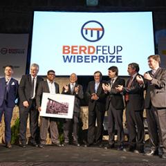 members of the winning team at WIBE2019